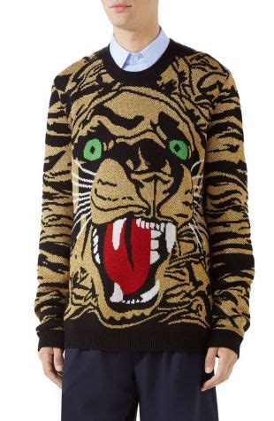 gucci sweater tiger replica|Gucci tiger hoodie.